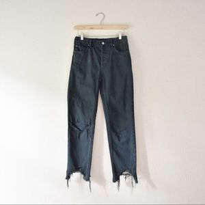 Free People ‘Chewed Up’ High Waist Jeans